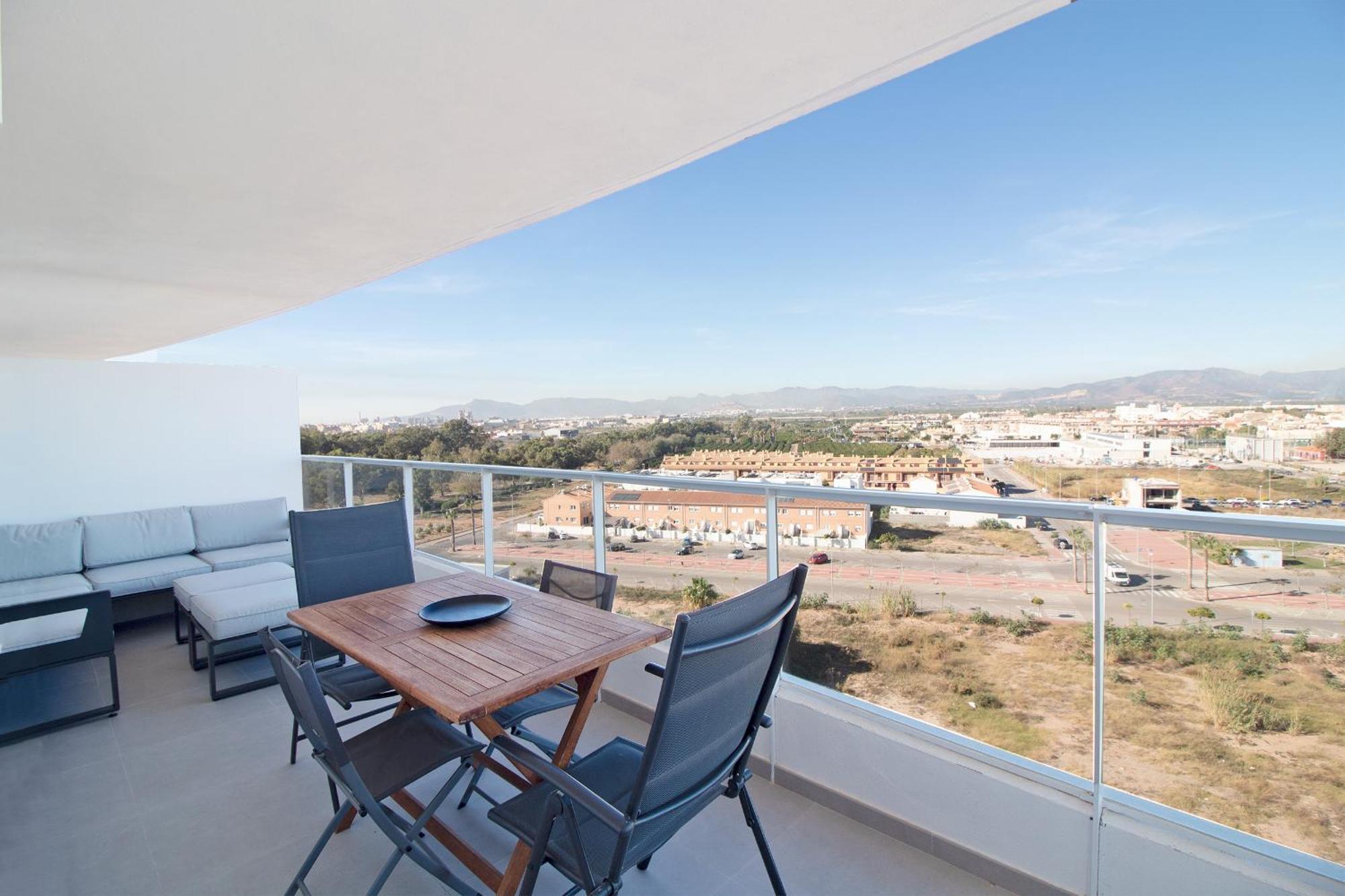 Global Properties, Apartamento Con Terraza Y Vistas Al Mar Y A La Montana Canet d'En Berenguer Exteriör bild